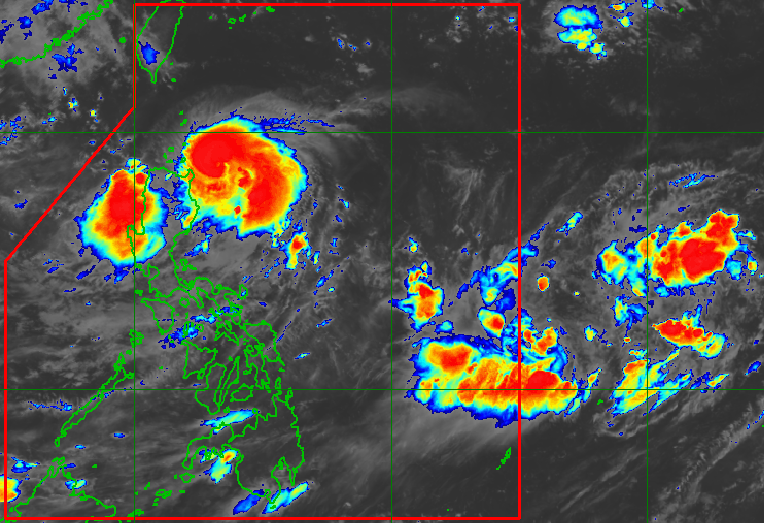 Typhoon Goring continues to rapidly intensify off Cagayan