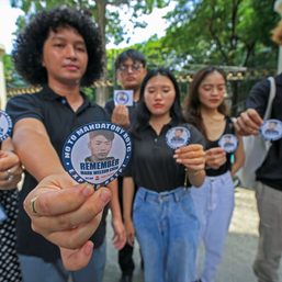 Youth activists remember Mark Welson Chua, oppose mandatory ROTC