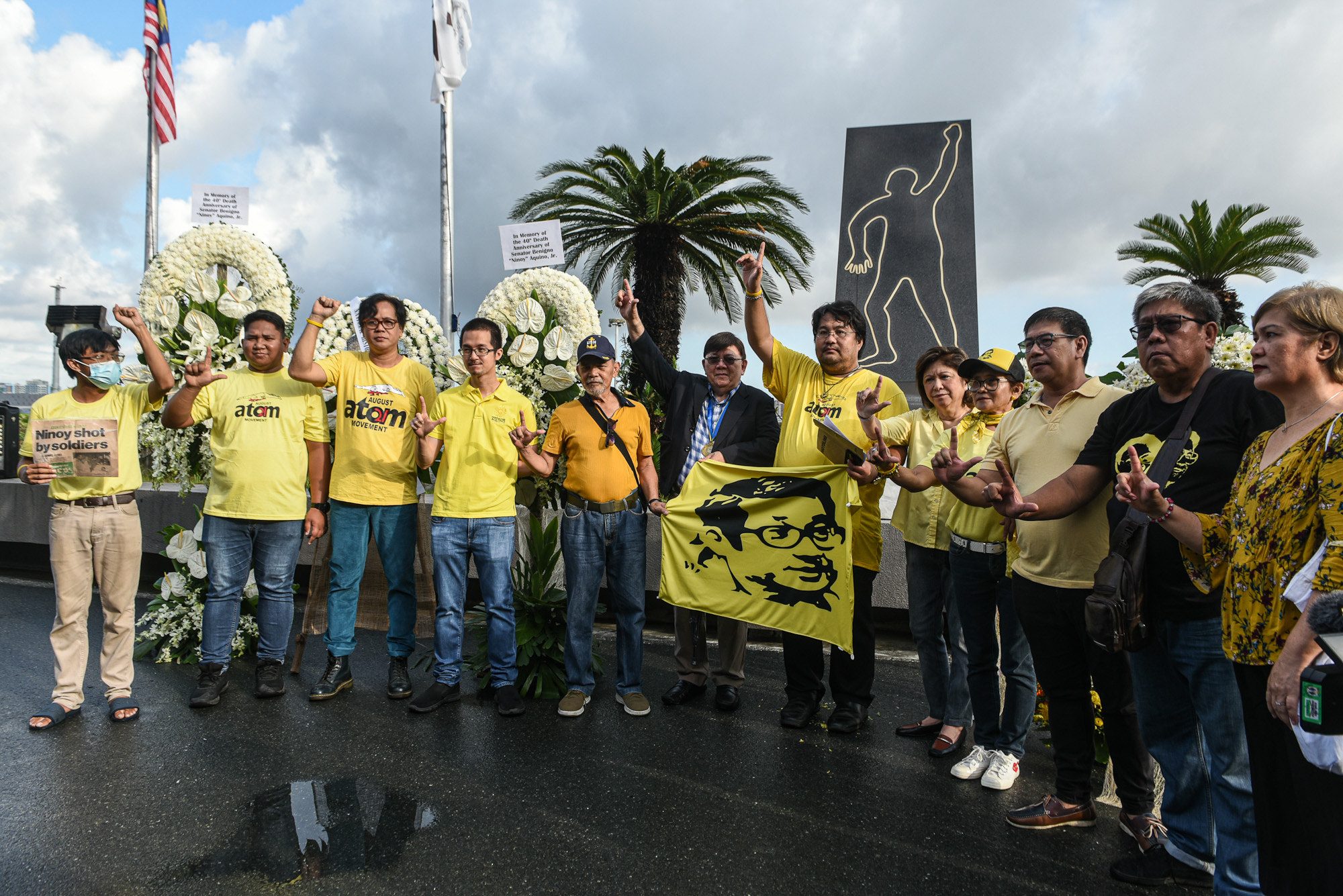 IN PHOTOS: Ninoy Aquino Day marked in NAIA, the airport where he was killed