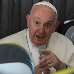 Pope says Church open to everyone, including LGBTQ+ people, but has rules