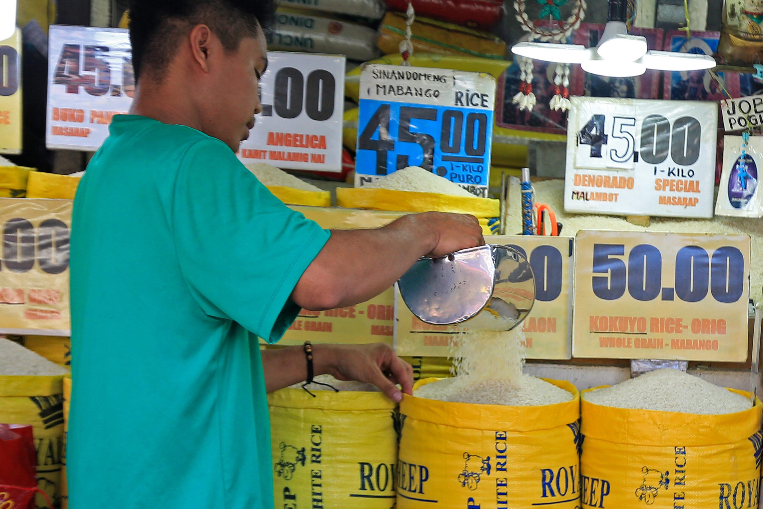 Inflation eases, but rice-loving Filipinos still feeling price pressures