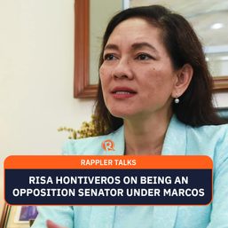 Rappler Talk: Risa Hontiveros on being an opposition senator under Marcos