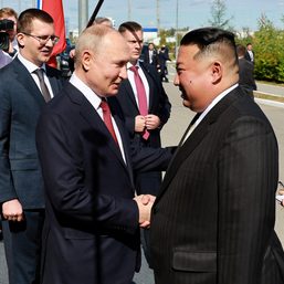 North Korea’s Kim meets Putin as missiles launched from Pyongyang