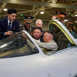 North Korea’s Kim inspects sanctioned fighter jet plant in Russian Far East