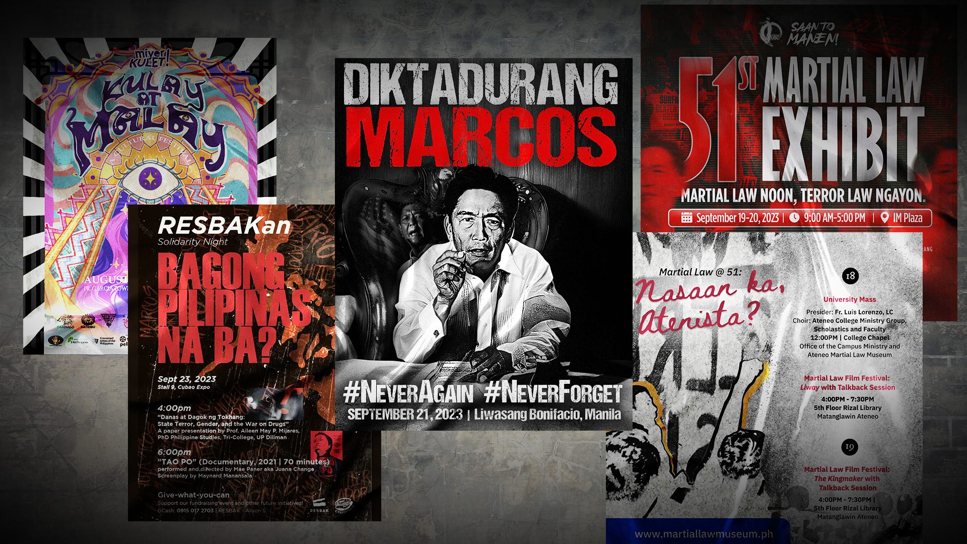 LIST: Events, activities on 51st Martial Law commemoration
