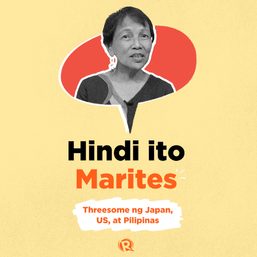 Hindi Ito Marites: Threesome ng Japan, US, at Pilipinas