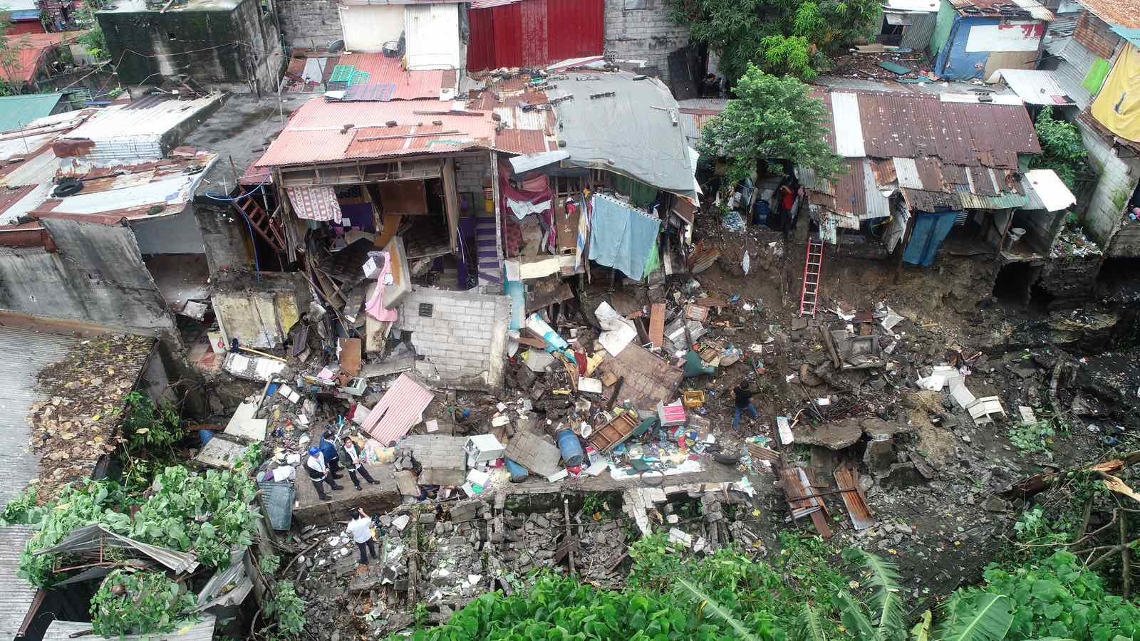 1 dead, 113 displaced as houses collapse in Valenzuela due to continuous rain