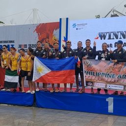 WATCH: Philippine Army team clinches gold at prestigious South Korea dragon boat tilt