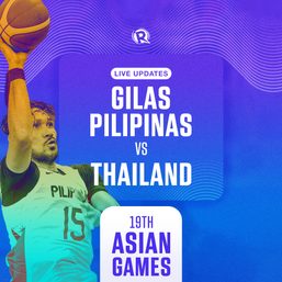 LIVE UPDATES: Philippines vs Thailand – 19th Asian Games basketball