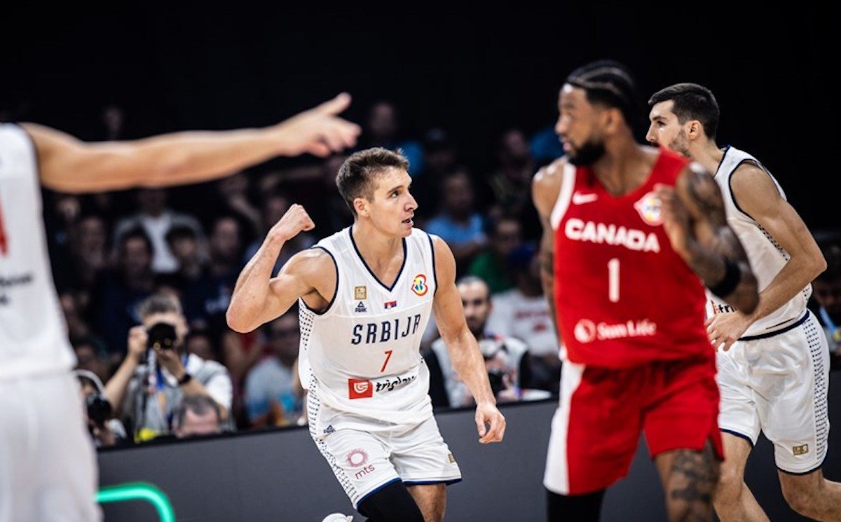 Red-hot Serbia shoots down Canada to reach FIBA World Cup finale