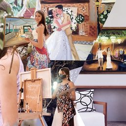 Capturing love in art: What it’s like to be a live wedding painter in the Philippines