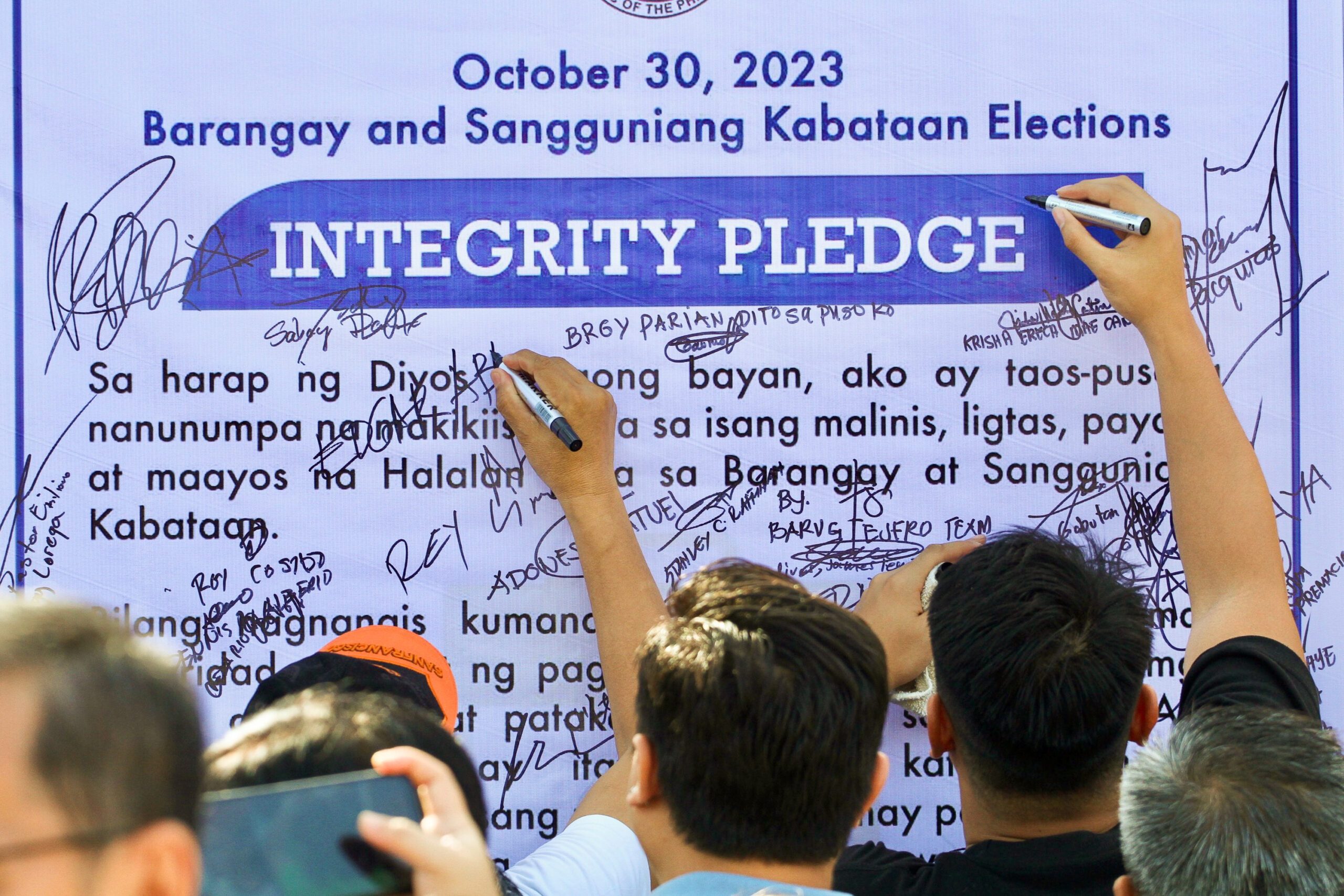 10-day campaign period for 2023 barangay, SK polls begins