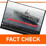 FACT CHECK: Video shows 2021 US ship shock trial, not missile blast from China