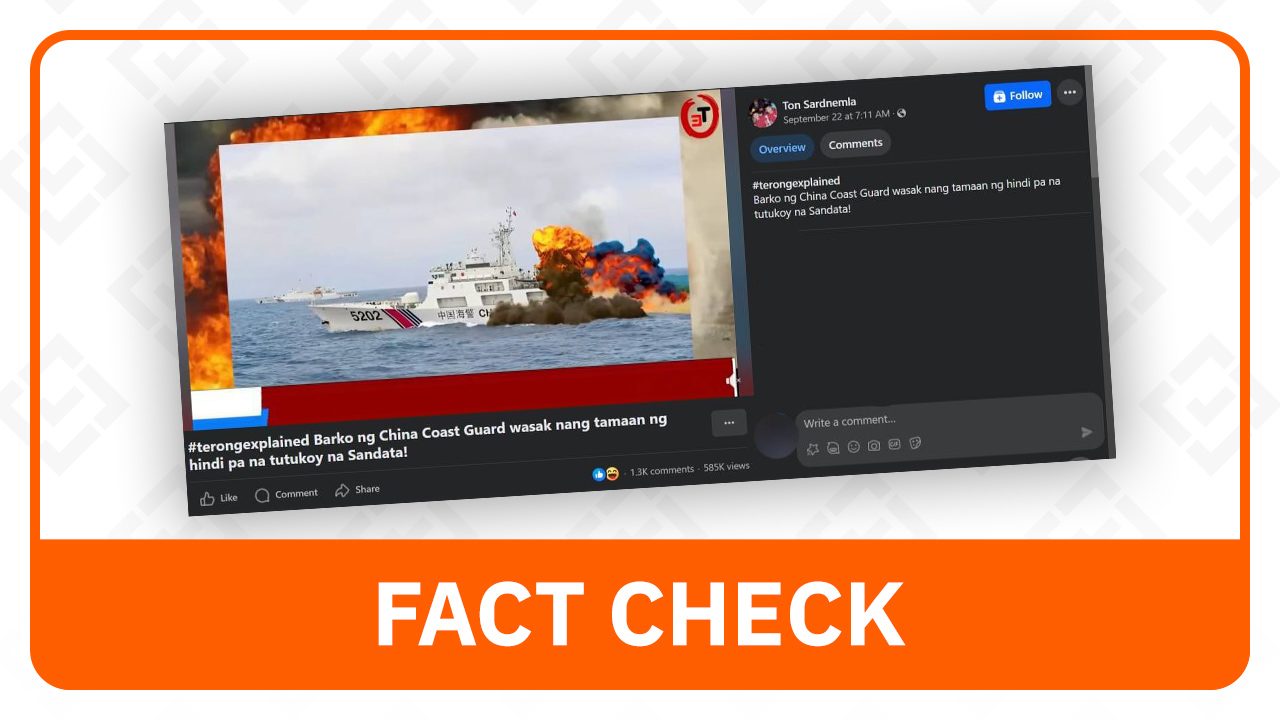 FACT CHECK: Video shows altered 2021 photo of Chinese ship in Indonesia