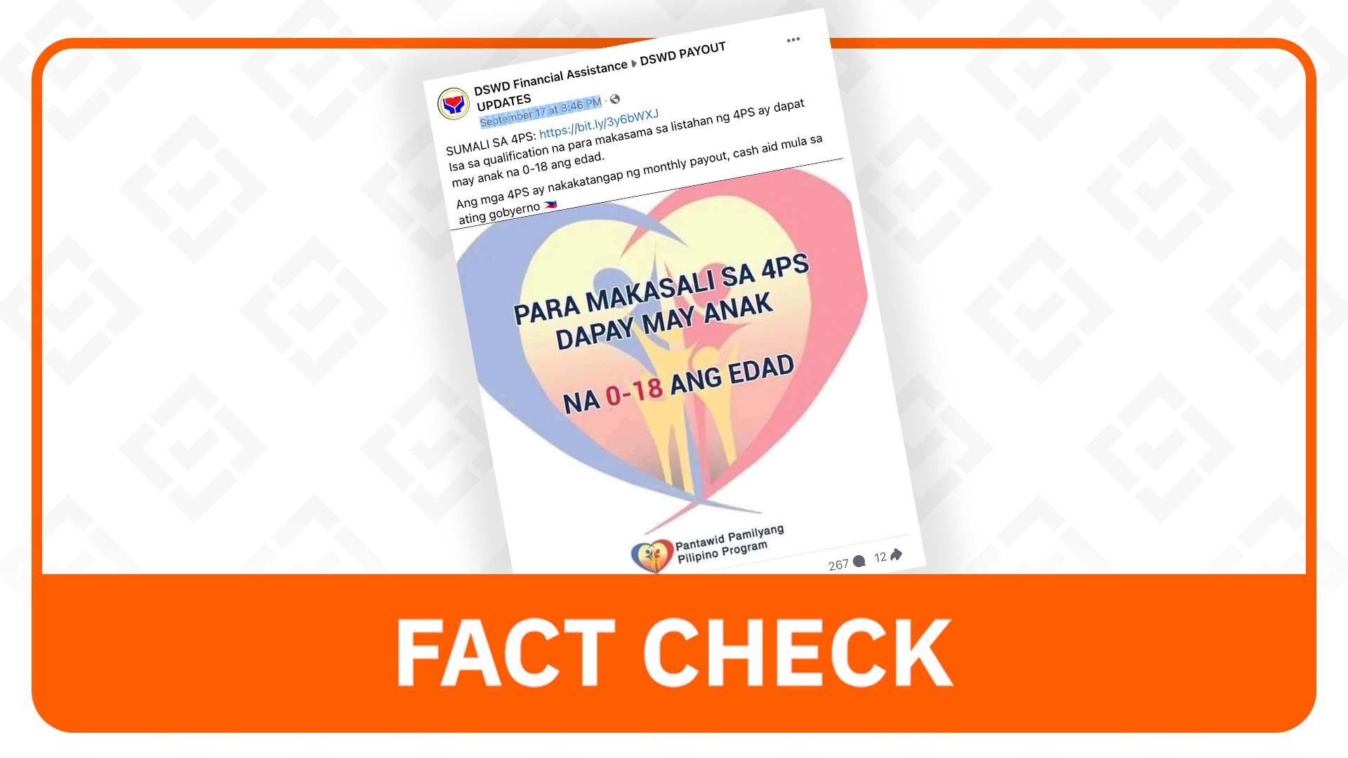 FACT CHECK: Online link for 4Ps registration is fake