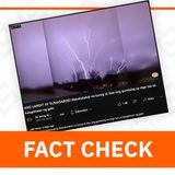 FACT CHECK: 2022 video of ‘upward lightning’ misrepresented as occurring in Germany