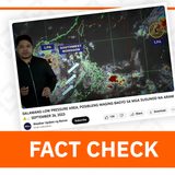 FACT CHECK: PAGASA monitoring only 1 low pressure area as of September 26