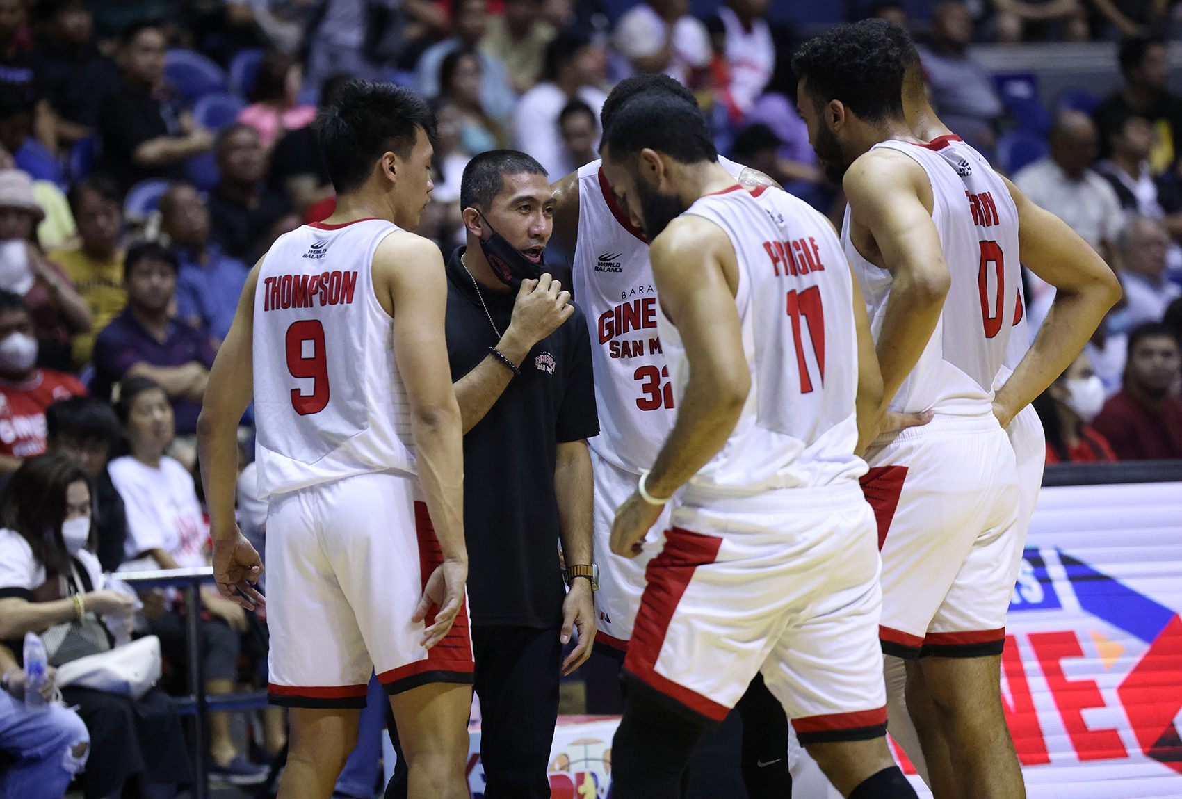 Tenorio back on court, but at Gilas sidelines, for now