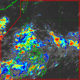 LPA off Quezon, southwest monsoon bringing scattered rain