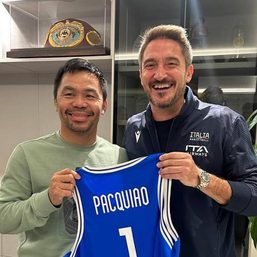 Italy coach humbled after finally meeting Pacquiao: ‘I love him even more’