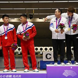 North Korean shooters snub South Koreans on Asian Games podium