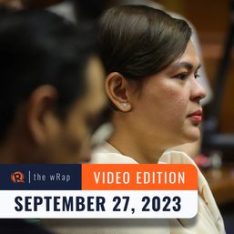 House to reallocate Sara Duterte’s confi funds | The wRap