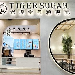 LOOK: Tiger Sugar opens 1st ever café in Makati City