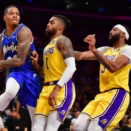 Lakers escape with tight win, hand Magic first loss