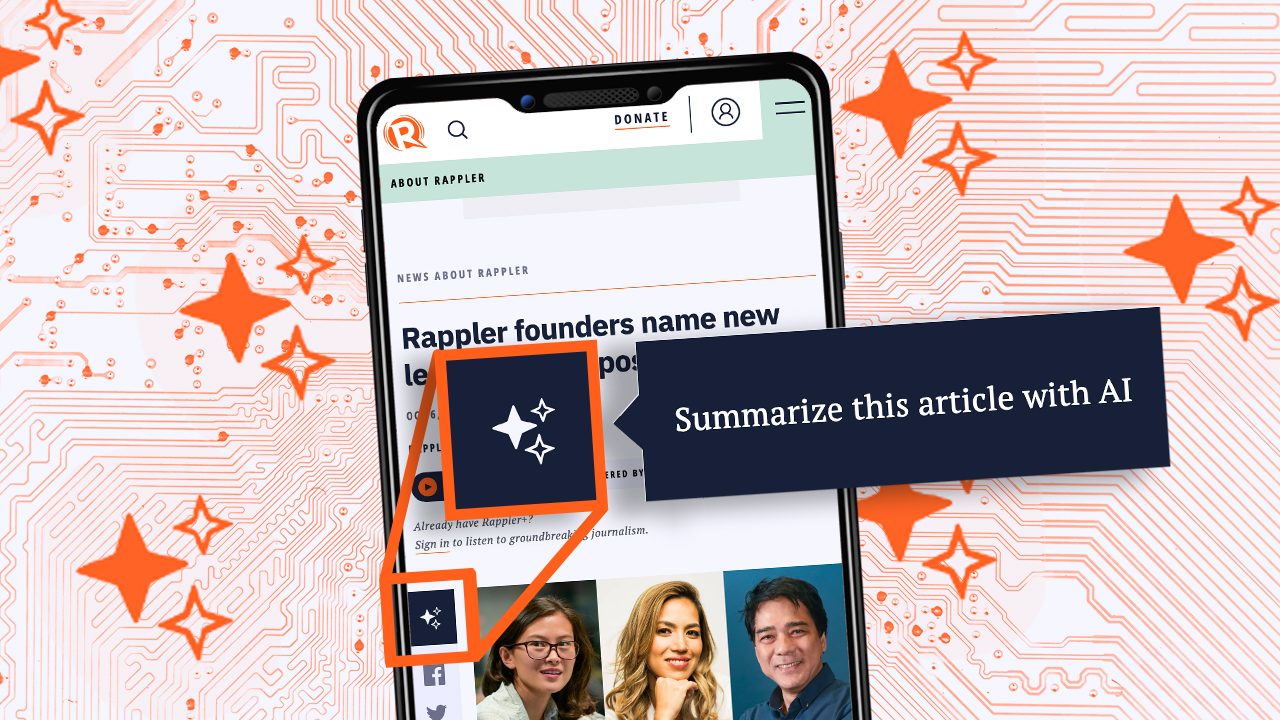 Rappler’s AI-powered article summarizer, at a glance