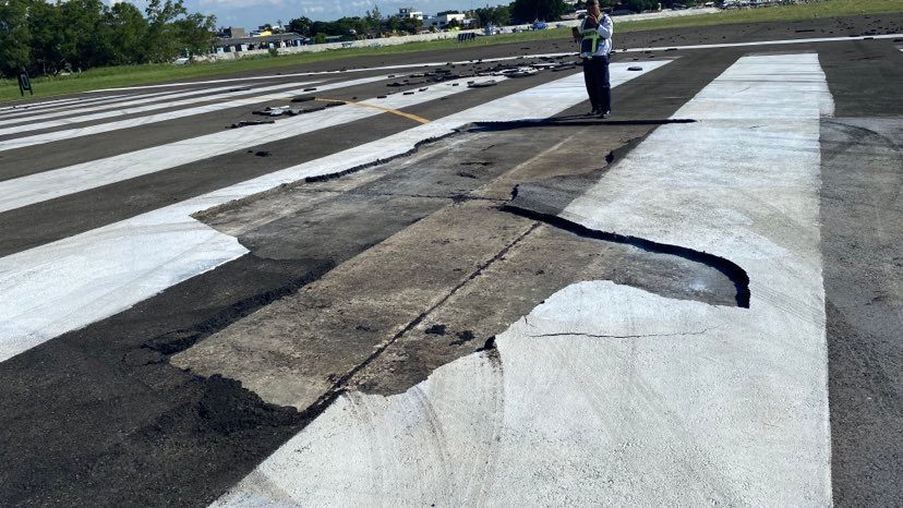 Dipolog flights canceled as jet blast damages runway threshold