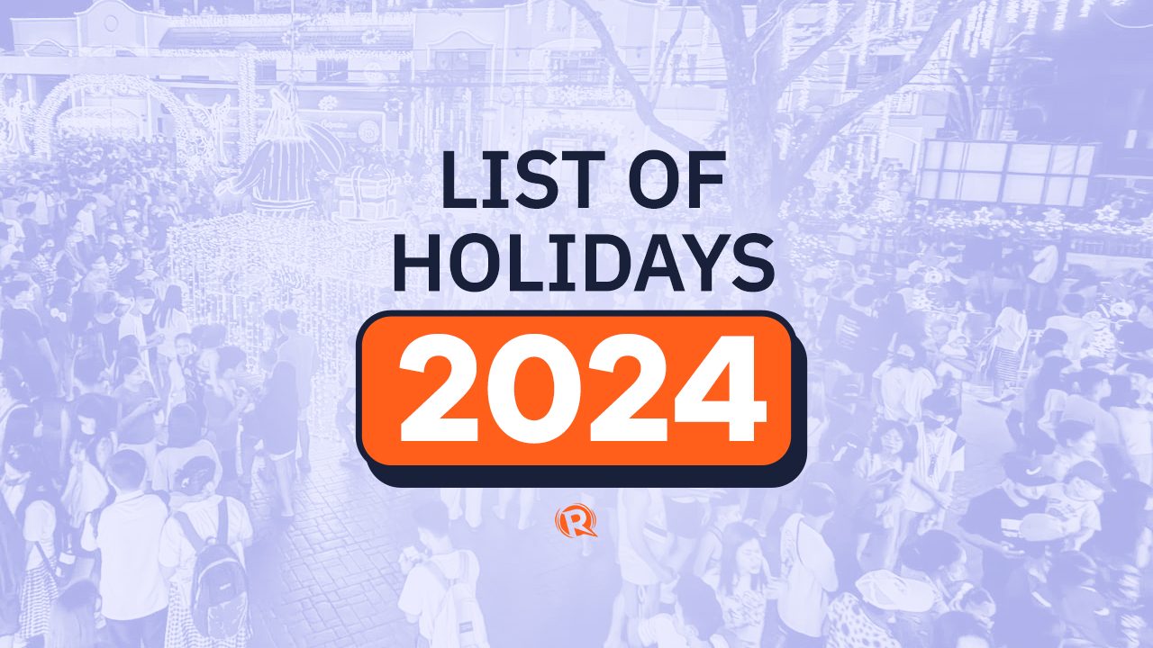 LIST Philippine holidays in 2024