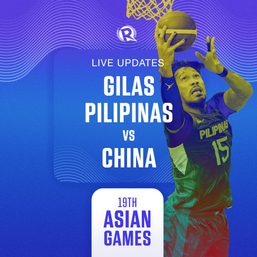 LIVE UPDATES: Philippines vs China – 19th Asian Games basketball semifinal