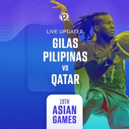 LIVE UPDATES: Philippines vs Qatar – 19th Asian Games basketball
