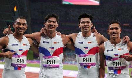 Men’s 4×400 team resets day-old PH record, but misses medal