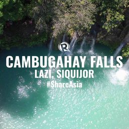 WATCH: The turquoise waters of Cambugahay Falls