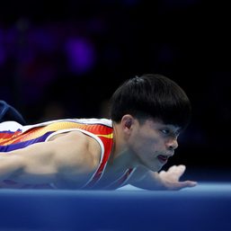 Medal streak busted in world championships as Carlos Yulo falls short of floor exercise bronze
