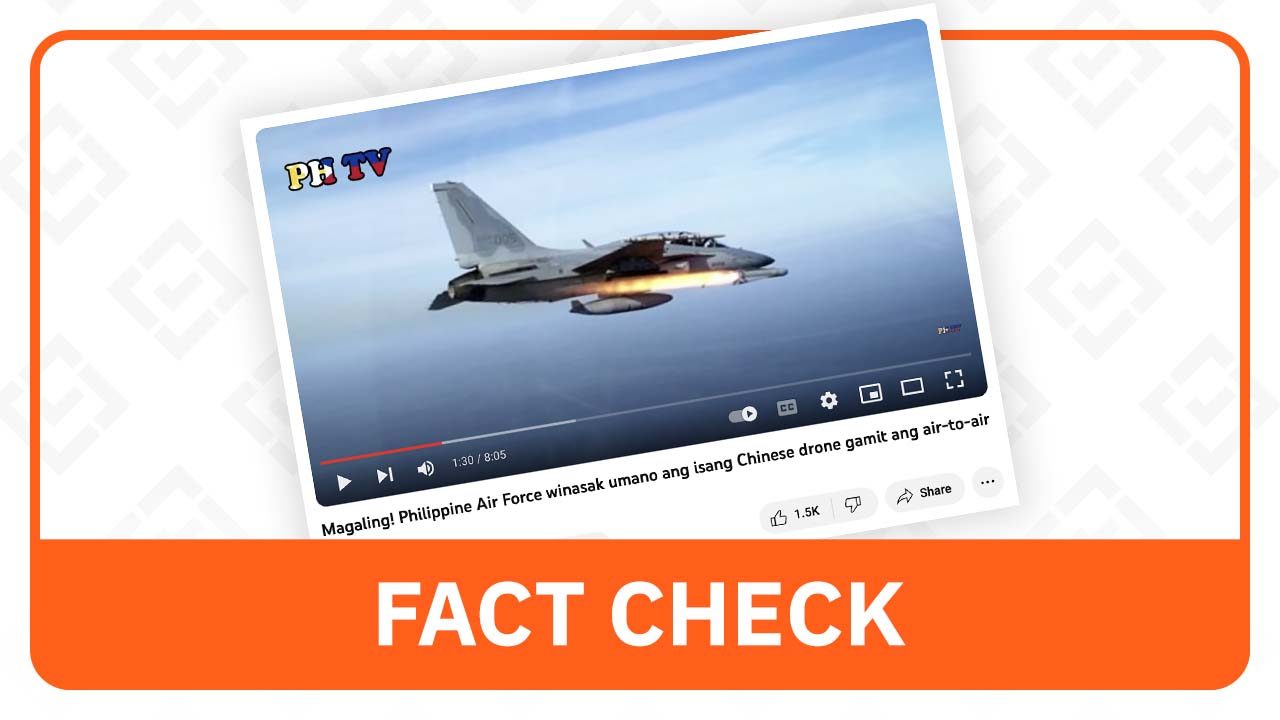 FACT CHECK: No reports of Philippine Air Force destroying China’s drone in Pag-asa Island