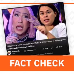 FACT CHECK: No Marcos-Duterte order for Vice Ganda to leave the country