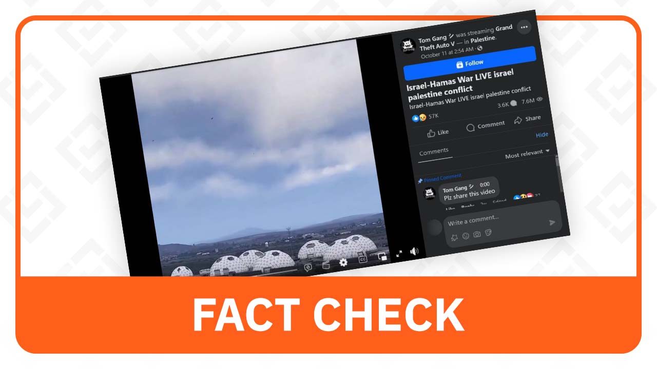 FACT CHECK: ‘Video’ of Israel-Hamas war uses clip from shooting game