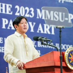Growing local support for ICC doesn’t convince Marcos to change stance