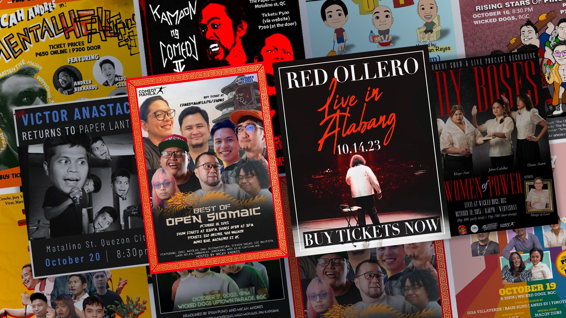 Get drunk on laughs! Comedy Manila to hold 19 stand-up comedy shows for Joketoberfest 2023