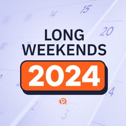 LIST: Long weekends in 2024