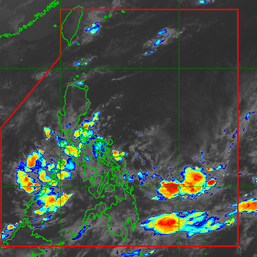 LPA’s trough bringing scattered rain to parts of Philippines