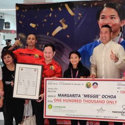 Meggie Ochoa feted by San Juan for Asian Games golden feat, rewarded P200,000