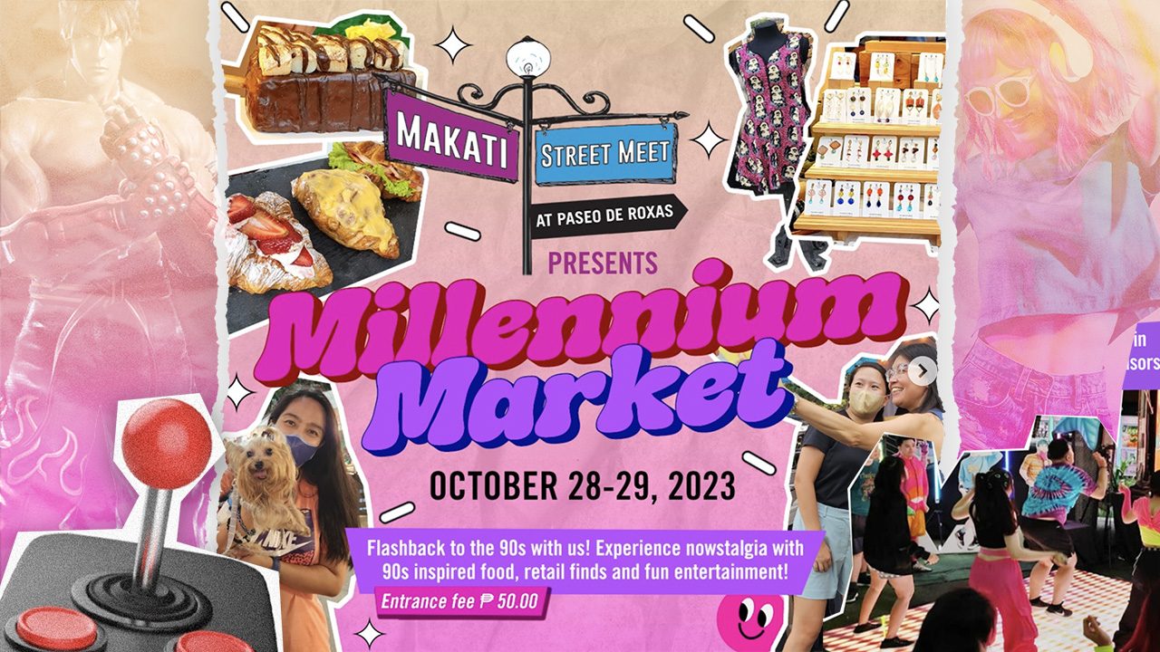 Blast from the 90s past! Things to do at Makati’s Millennium Market on October 28 to 29