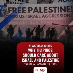 Newsbreak Chats: Why Filipinos should care about Israel and Palestine