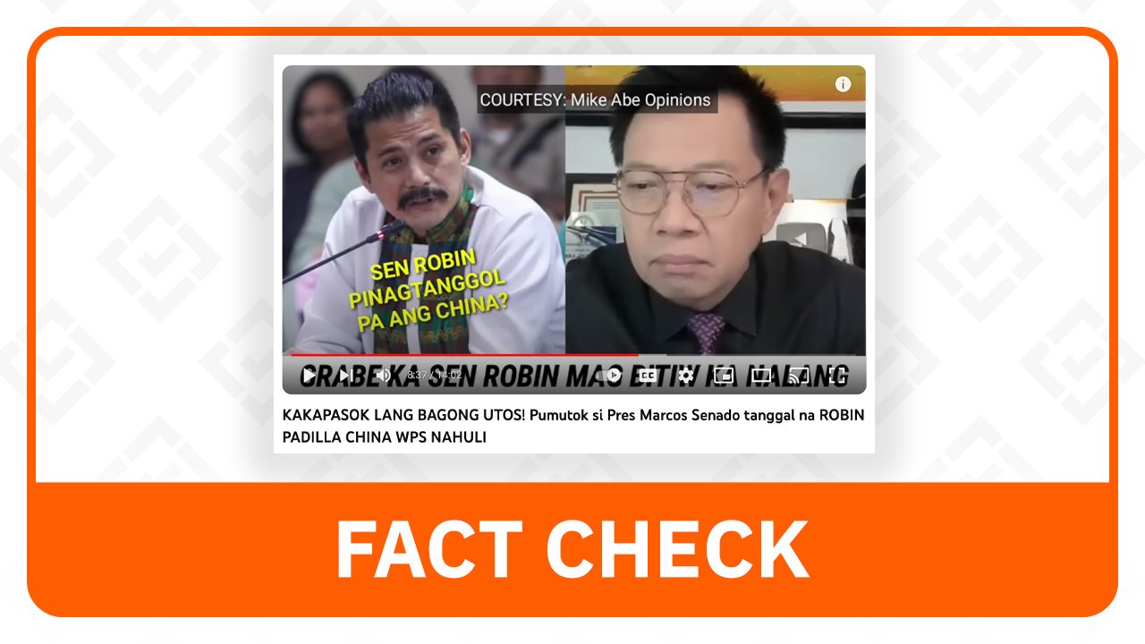 FACT CHECK: No Marcos order expelling Padilla from Senate