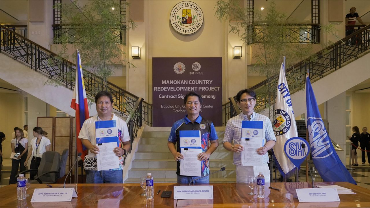 SM turns over P131 million redevelopment fund for Manokan Country, Bacolod