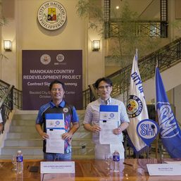 SM turns over P131 million redevelopment fund for Manokan Country, Bacolod