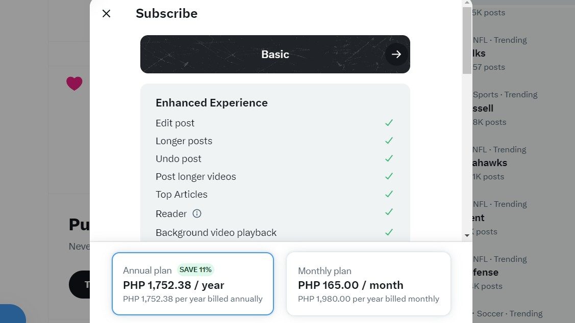 X launches P165 monthly ‘Basic,’ P880 monthly ‘Premium+’ paid tiers